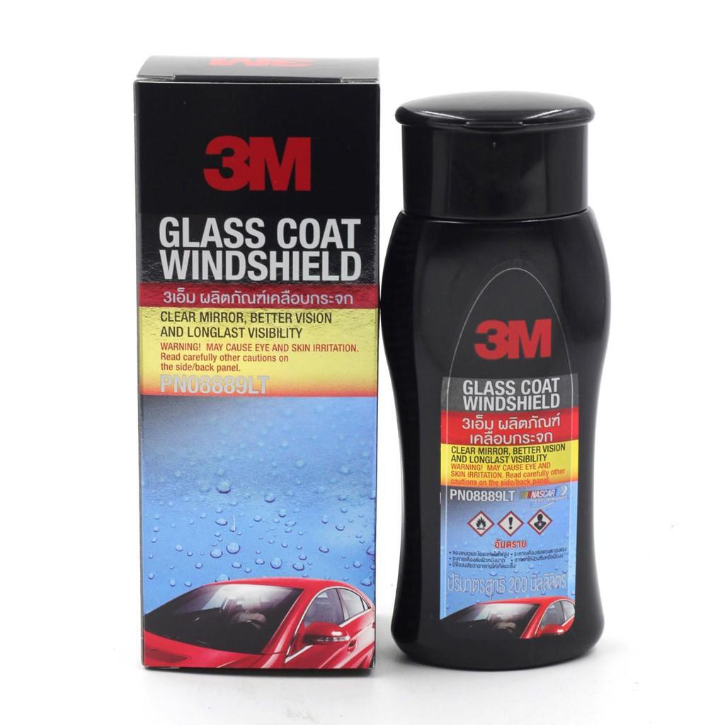 Chất phủ bảo vệ chống bám nước kính 3M Glass Coat Windshield 200ml