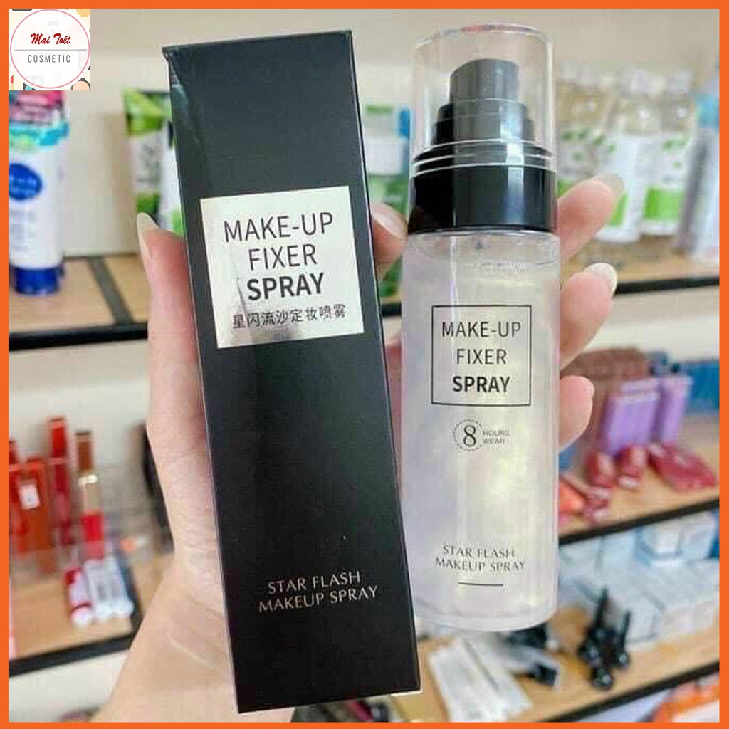 Xịt nhũ khóa makeup chính hãng Star Flash Make Up Spray 8 Hours Wear | BigBuy360 - bigbuy360.vn