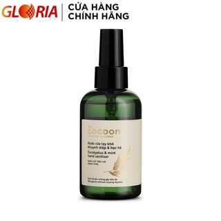 Nước rửa tay khô khuynh diệp và bạc hà Cocoon 140ml