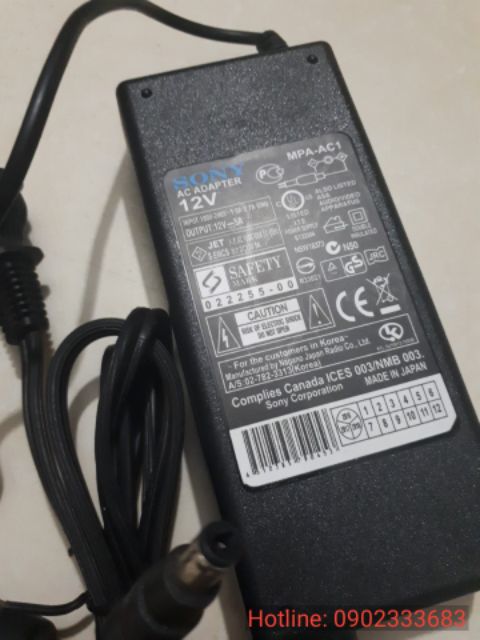 [Chất Lượng] Adapter Nguồn Camera Máy Bơm Mini 12v5a