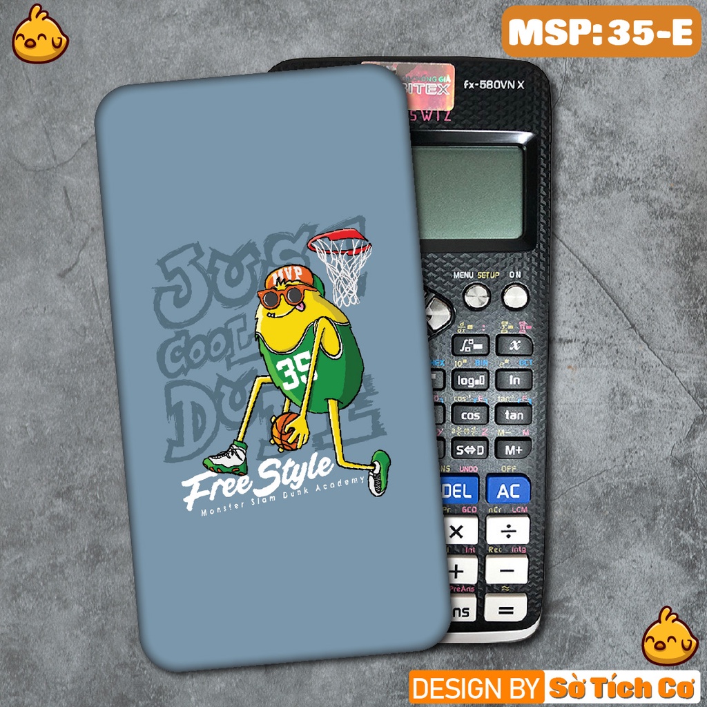 Miếng decal dán máy tính fx-570, fx-580, fx-880, Casio, Vinacal,... Cute Funny 2 MSP: 35