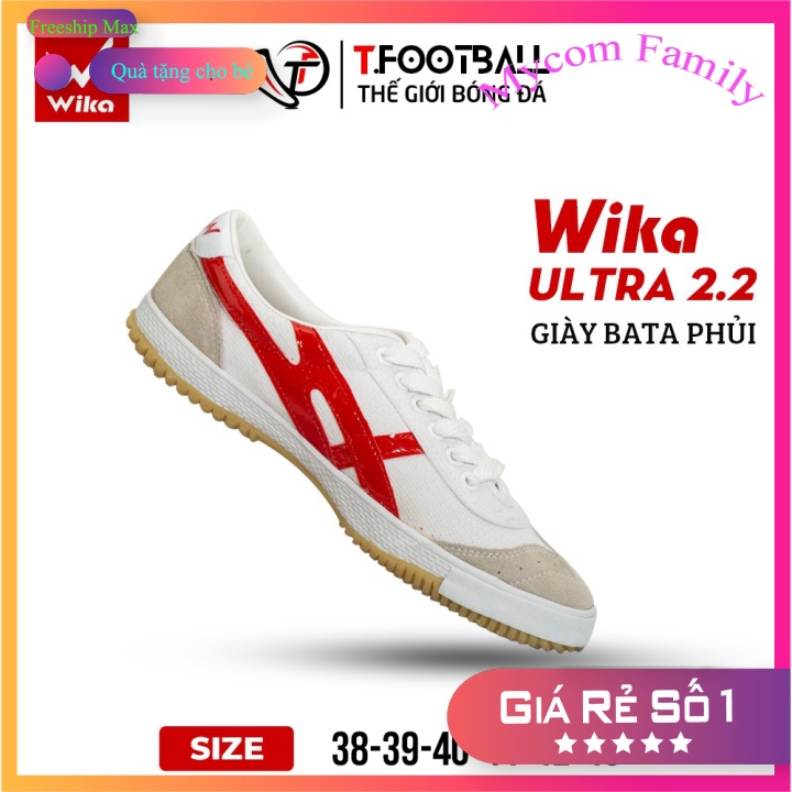 ⭐ Siêu sale ⭐ Giày đá bóng Wika Ultra 2.2 Chính Hãng ⭐ Giày bóng đá Bata phủi ⭐ đế cao su IC