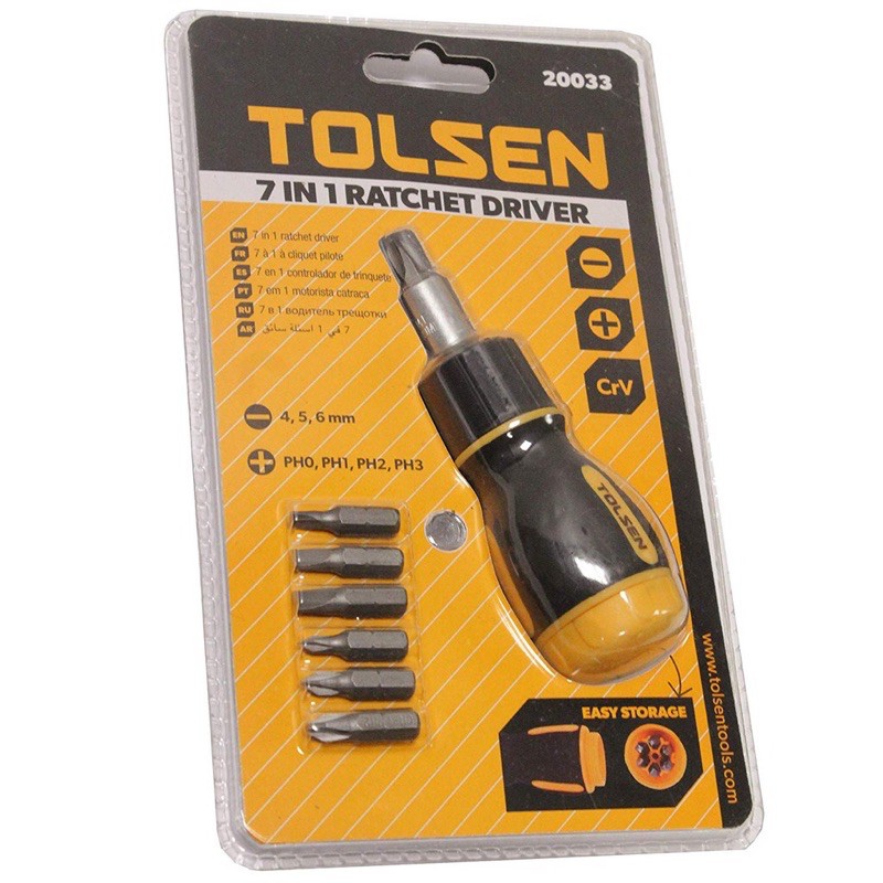 Tolsen Bộ Tô Vít Tự Động 7 món