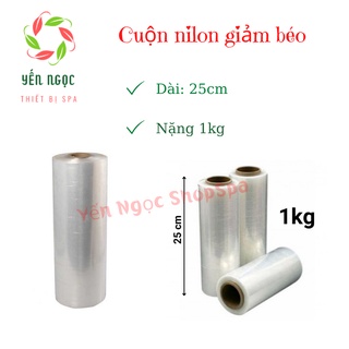 Cuộn màng PE, màng nilon dùng trong phun săm, quấn giảm béo