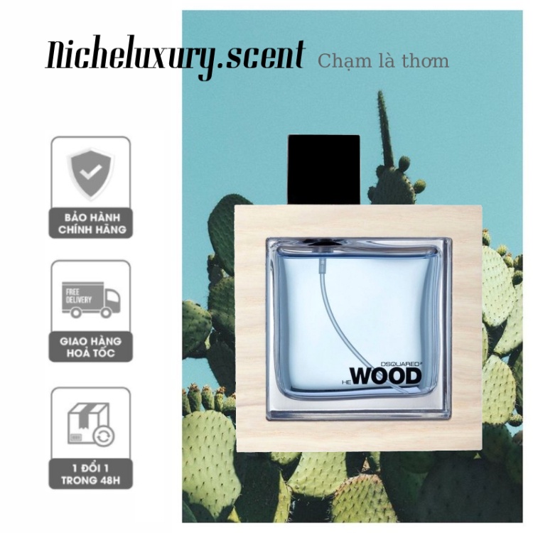 ????? - Nước Hoa Nam He Wood Ocean Wet Wood Của Hãng Dsquared² - 10Ml
