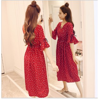 Váy cho mẹ sữa 2in1💥 (bầu+ cho con bú) 💥 điệu đà 💥 (HÀNG SẴN, CHUẨN HÌNH)