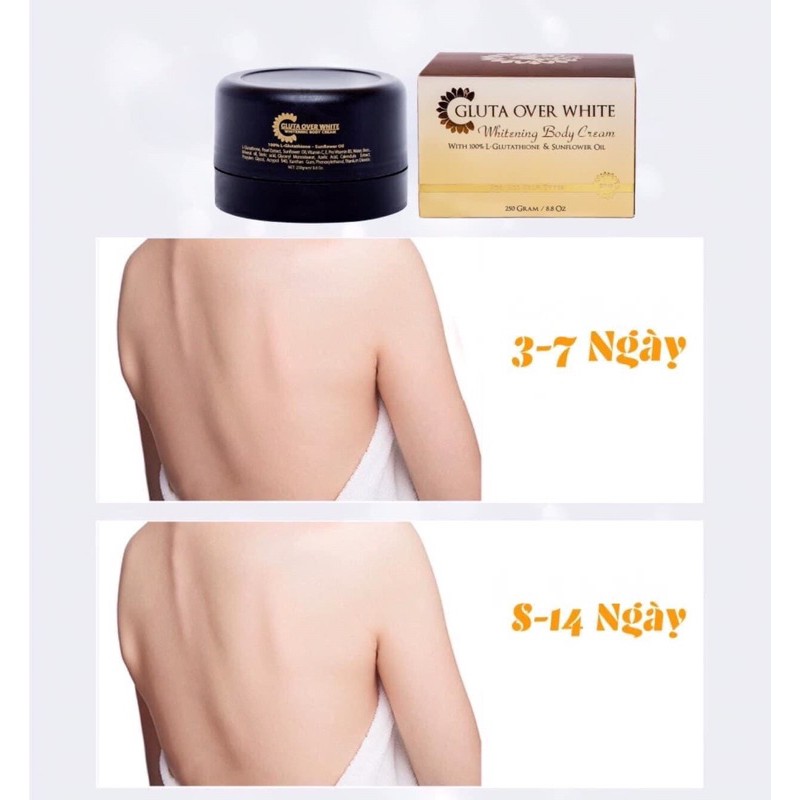 KEM BODY TRẮNG DA GULTA WHITE - CẢI THIỆN LÀN DA SAU 15 NGÀY