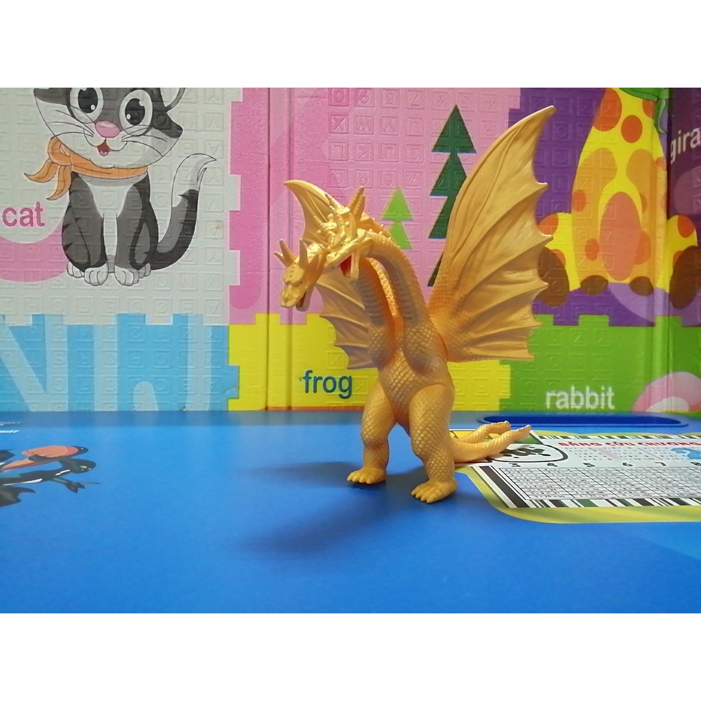 Mô hình quái vật King Ghidorah, đồ chơi bé trai Vinyl Figure