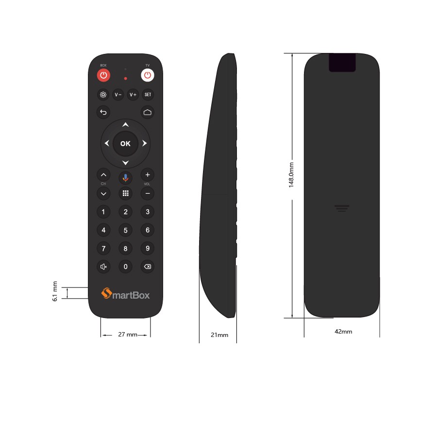 Điều khiển Smartbox Android MyTV VNPT Technology có tìm kiếm giọng nói