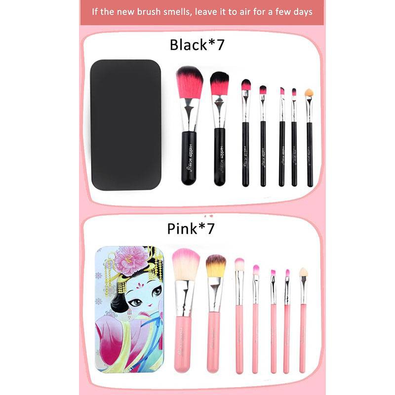 Giá Rẻ!!! Bộ 7 Cọ Trang Điểm Chuyên Nghiệp