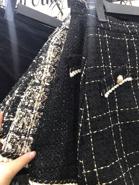 Chân váy dạ kẻ lệch QC loại 1 cực xinhh | BigBuy360 - bigbuy360.vn