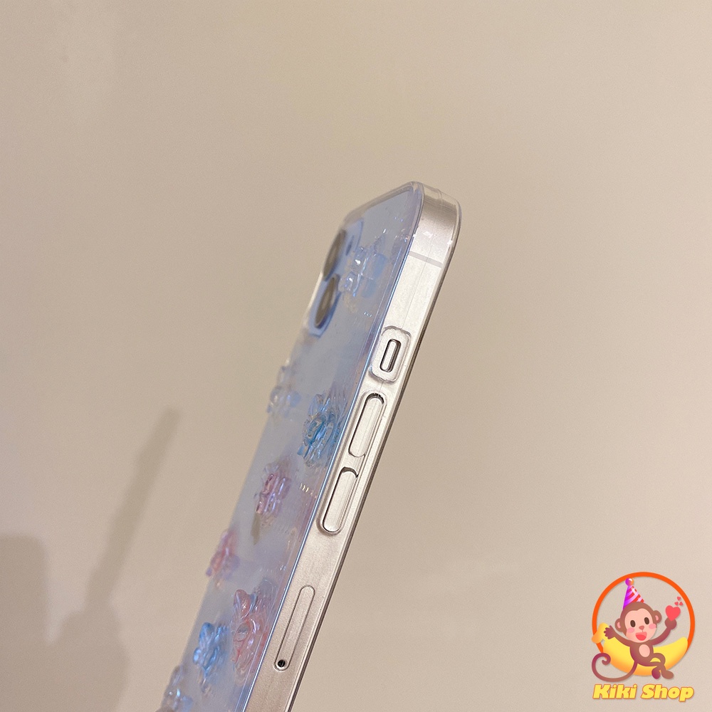 Ốp Điện Thoại Hình Bướm 3D Lấp Lánh Cho iPhone 14 Pro Max 11 11 2 13 Max XS XR 8