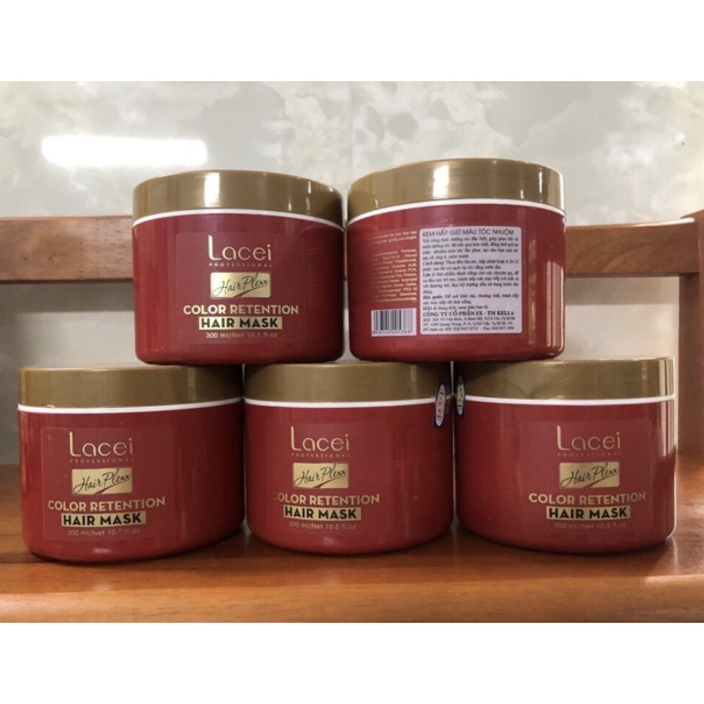 🇻🇳Lacei-ViệtNam🇻🇳Hấp dầu giữ màu tóc nhuộm Lacei HairPlexx Color Retention Hair Mask 300ml