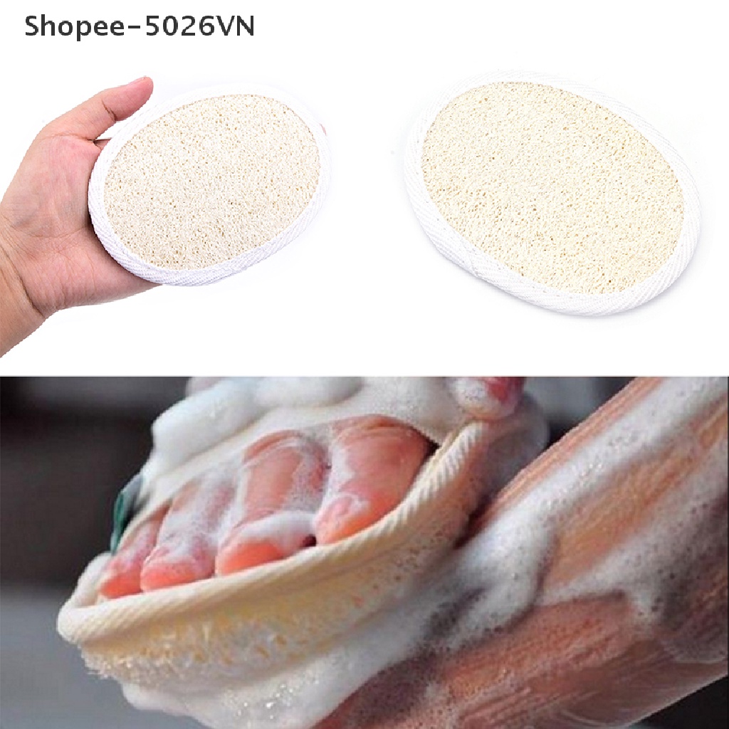 Bông tắm xơ mướp tự nhiên tẩy tế bào chết tiện dụng