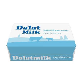 Sữa tươi tiệt trùng Không đường Dalat Milk 180ml x 4 hộp