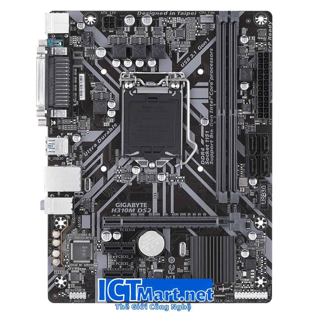 Bo mạch chủ Mainboard Gigabyte H310M DS2- new 100%