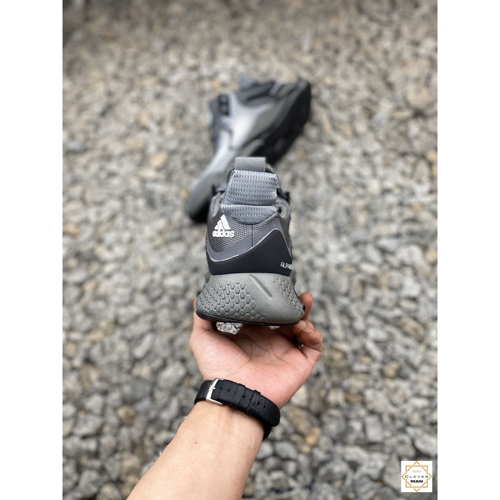 Giày thể thao sneaker nam nữ ALPHABOUNCE instinct M 2020 gray xám