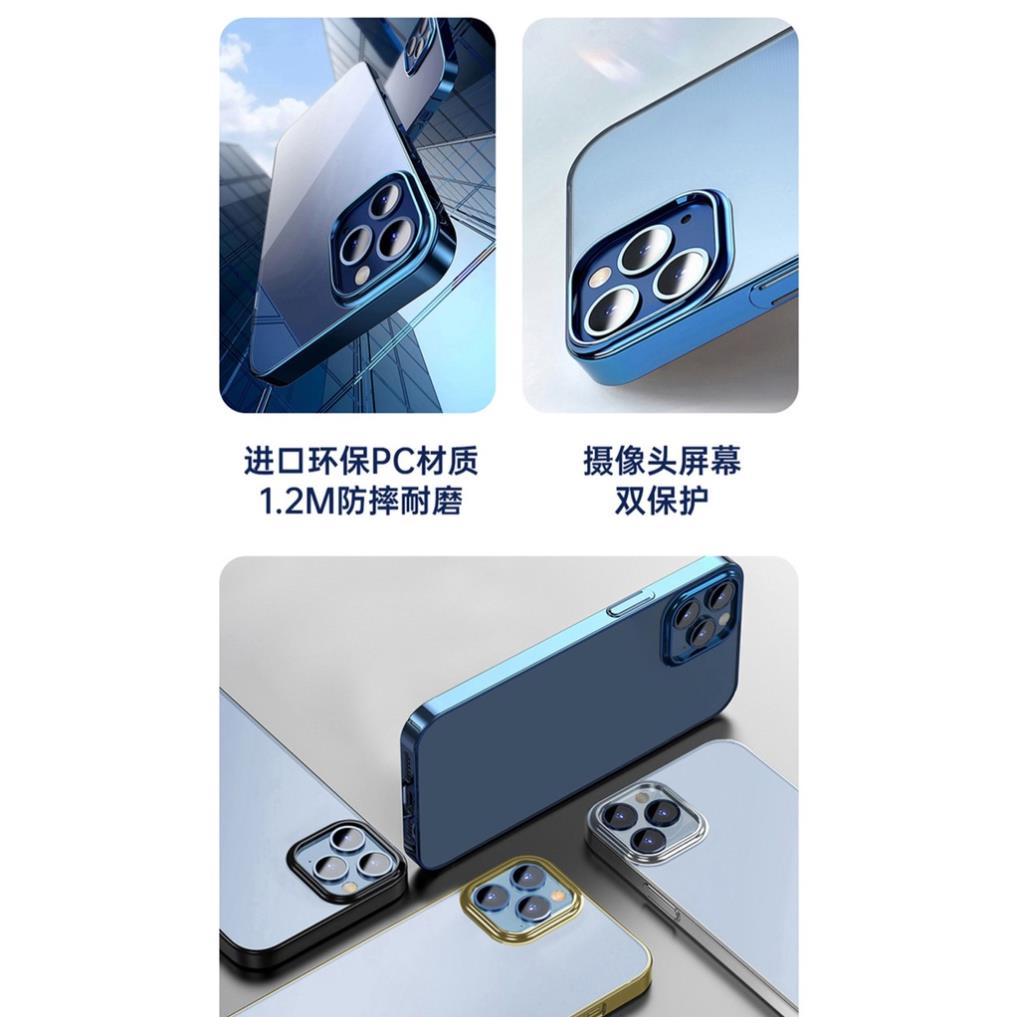 Ốp lưng Devia trong cứng viền màu Glimmer cho iPhone 14, 14 Max, 14 Pro, 14 Pro Max chính hãng không ố màu