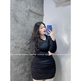 ĐẦM BODY TAY DÀI [TNT SHOP BIGSIZE 60KG 90KG]