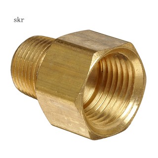 Ốc kết nối cho ống chuyển đổi chất liệu đồng thau 3/8 inch đến 1/2 inch