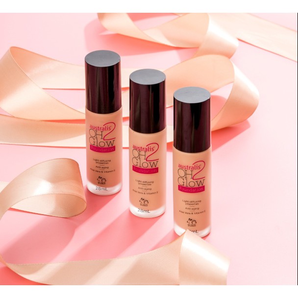 Kem Nền Bắt Sáng OH 2 Glow Foundation Australis Úc 28ml
