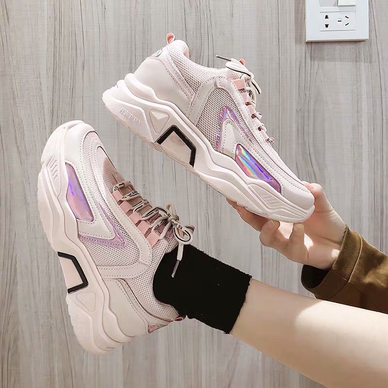 Giày Sneakers Nữ, Giày Thể Thao  HAPU Giày Độn Đế Nữ 3-4Cm Hottrend Dành Cho Bạn Trẻ Năng Động Cá Tính Và Tăng Chiều Cao | BigBuy360 - bigbuy360.vn