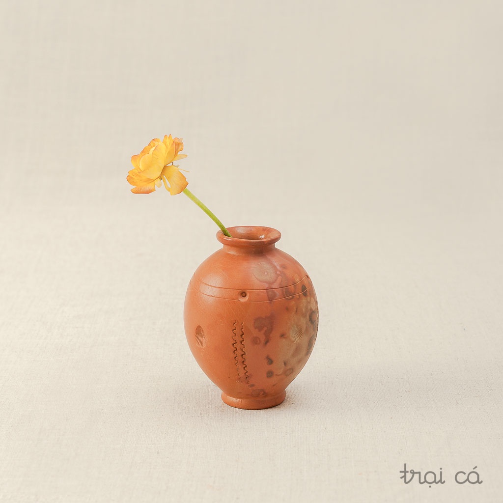 Lọ Hoa Nhí Đất Nung Trang Trí, Decor Đẹp