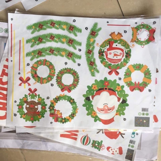 MIẾNG ĐỀ CAN NOEL DÁN KÍNH TRANG TRÍ MANG KHÔNG KHÓ NOE VỀ | BigBuy360 - bigbuy360.vn