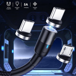 PHONE_Magnetic Type-c/Micro-USB/8Pin 2.4A Fast Charging Cable Data Transmission Cord