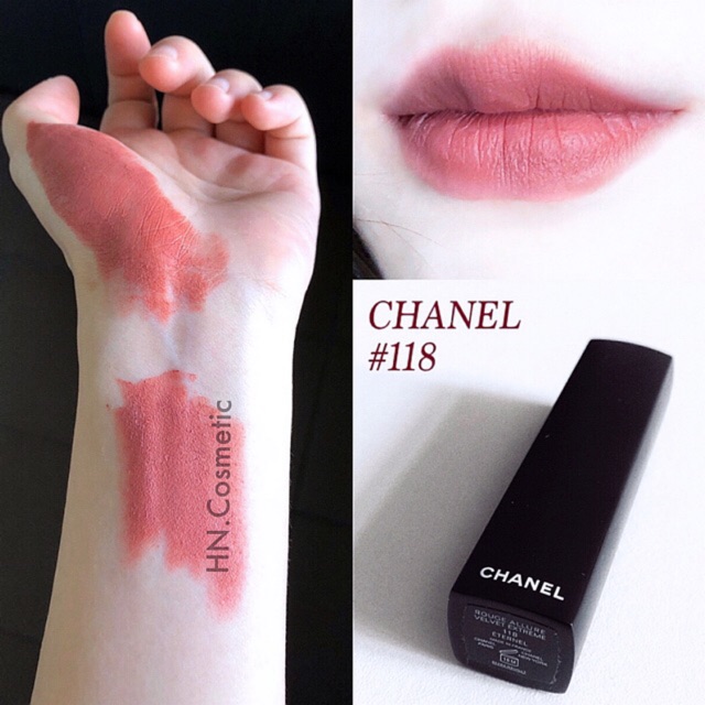 chanel rouge allure velvet extreme 118 eternel