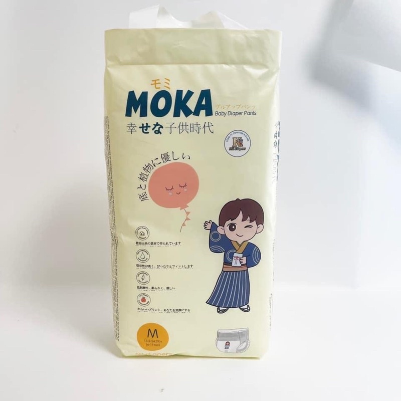 Bỉm Quần MoKa bịch 50 miếng M/L/XL/Xxl/Xxxl