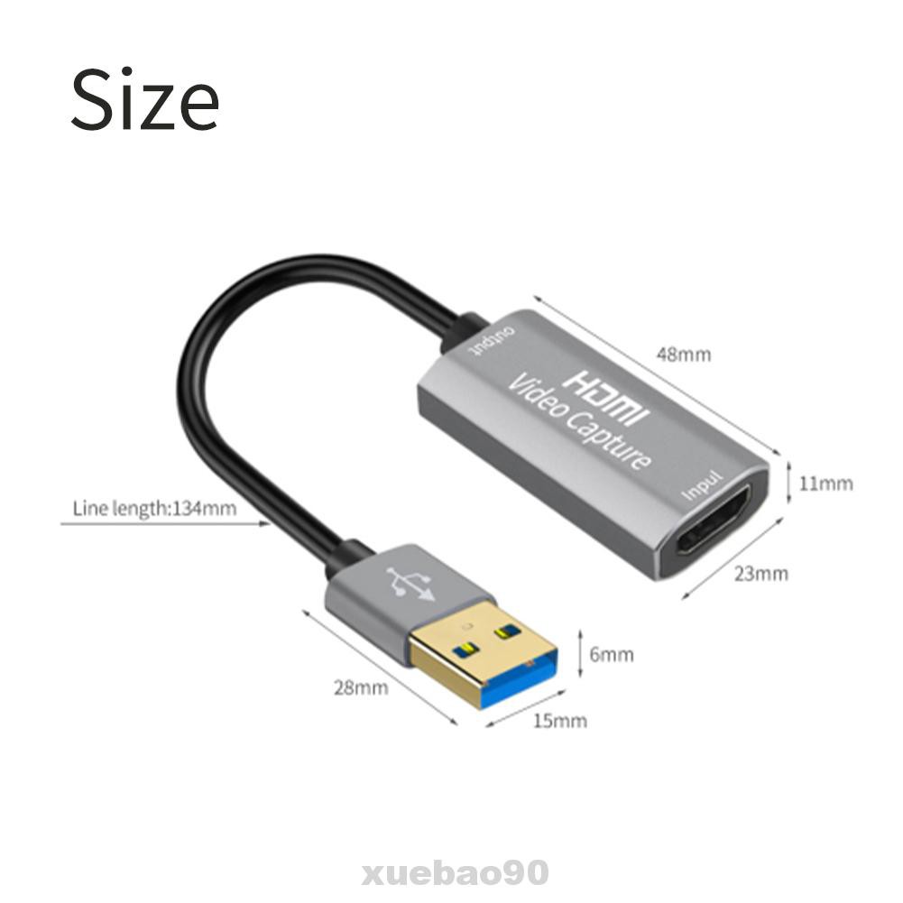 Bộ Chuyển Đổi Video Hdmi Sang Usb Bằng Hợp Kim Nhôm Tốc Độ Cao Di Động Hỗ Trợ Giảng Dạy / Phát Sóng Trực Tuyến Thẻ | BigBuy360 - bigbuy360.vn