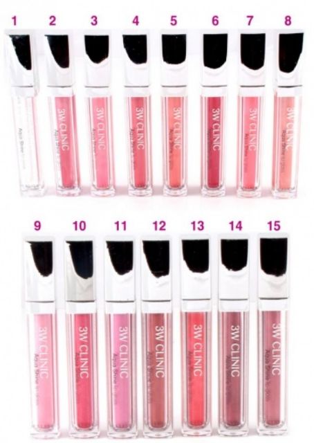 Son môi 3W Clinic Aqua Shine Lip Gloss