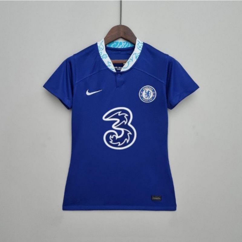 Áo Thun Chelsea FC Màu Xanh Dương Hàng Mới Nhất Mùa 2022 2023 Nhập Khẩu Thái Lan Cho Nữ