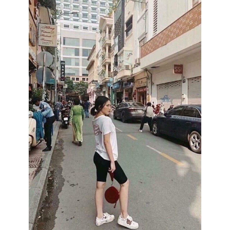 Quần đùi gân mông túi zip hàng đẹp