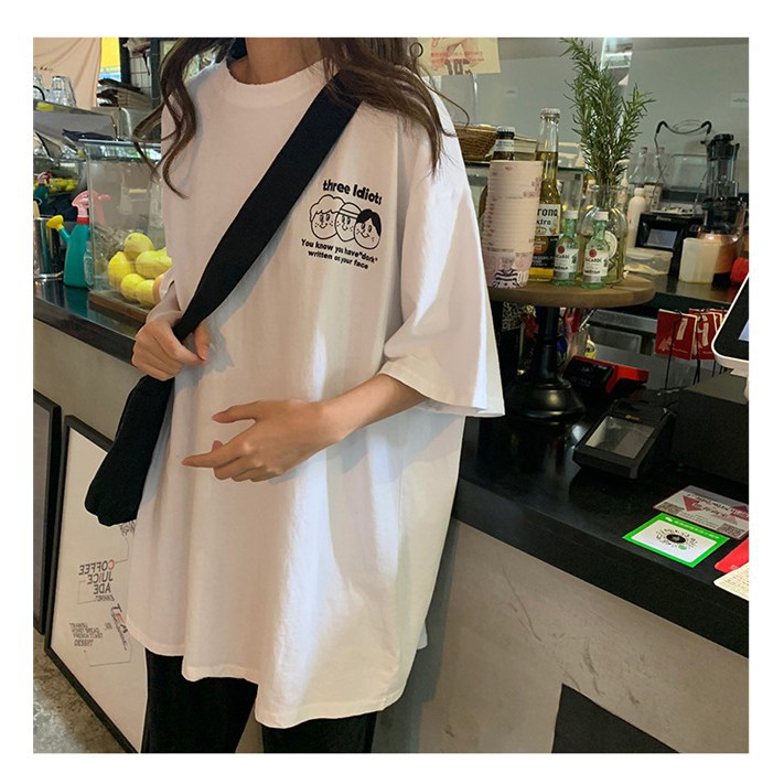 Áo thun SUXI ngắn tay in họa tiết thời trang cho nữ