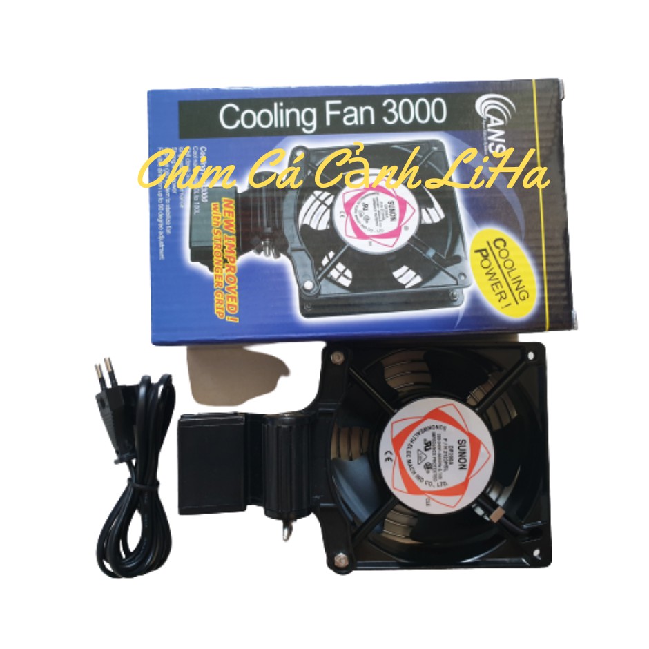 Quạt Tản Nhiệt Cho Hồ Cá Thủy Sinh 5 Cánh Cooling Fan 3000