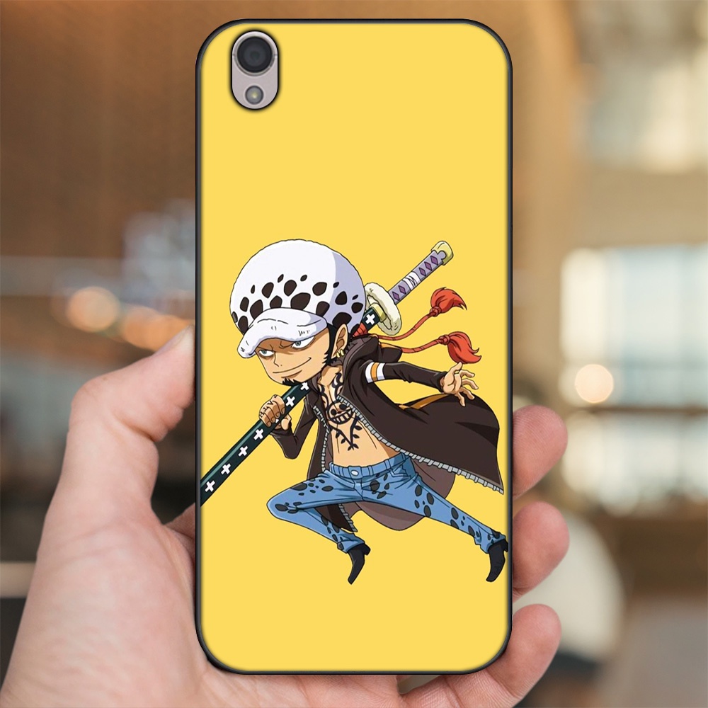 Ốp lưng Oppo A37 Neo 9, F1 Plus viền đen in hình Law One Piece