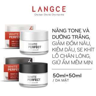 BỘ KEM COLLAGEN TRẮNG DA ĐỀU MÀU, THANH LỌC ĐỘC TỐ, SE KHÍT LỖ CHÂN LÔNG, KIỂM SOÁT DẦU NGÀY+ĐÊM LANGCE