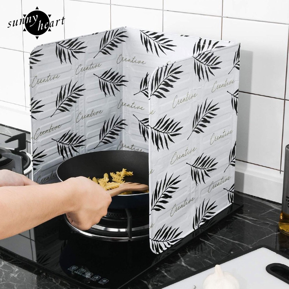 Vách ngăn chống văng dầu bằng lá nhôm gập lại được cho nhà bếp