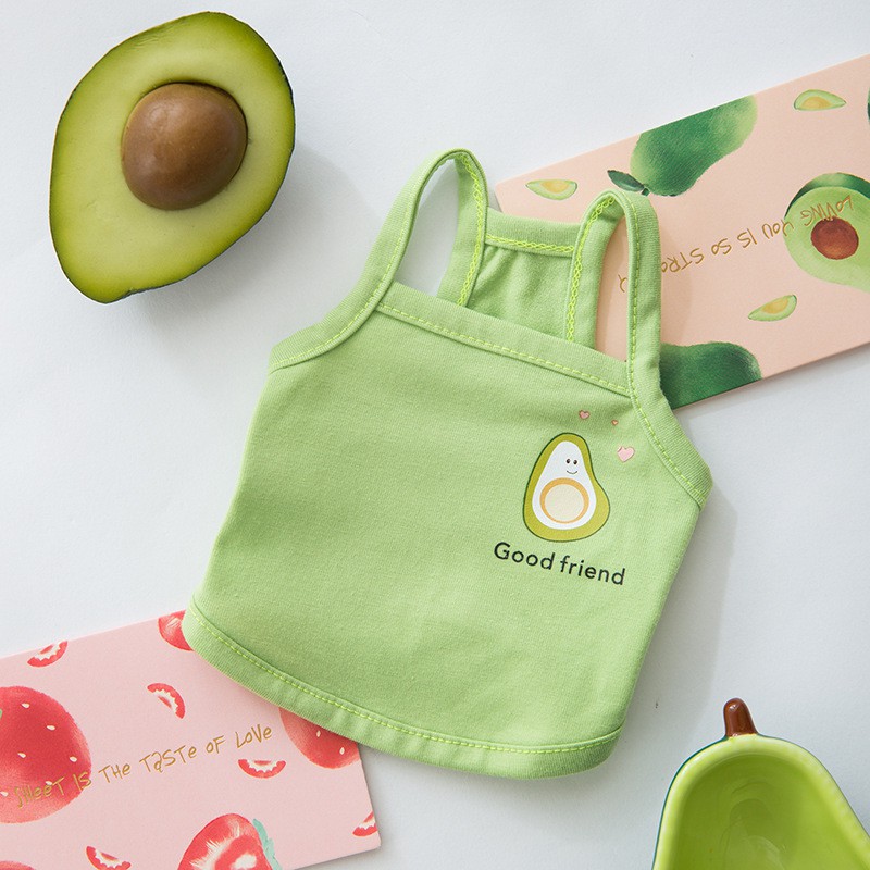 Áo cho chó nhỏ, mèo 3 lỗ mùa hè chất cotton hình chú ngựa kỳ lân dễ thương đi dạo đi chơi YEUPET
