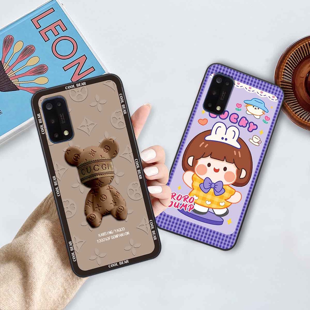 Ốp Realme 7 / 7 Pro bear brick, gấu đáng yêu, dễ thương