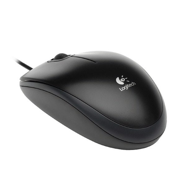 Chuột máy tính Logitech B100 (Đen) - Hàng Chính Hãng