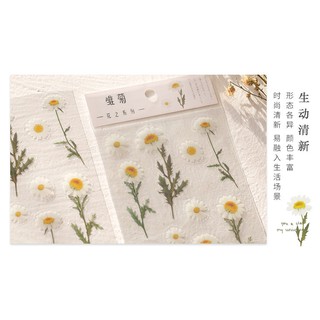 Sticker dán họa tiết hoa lá