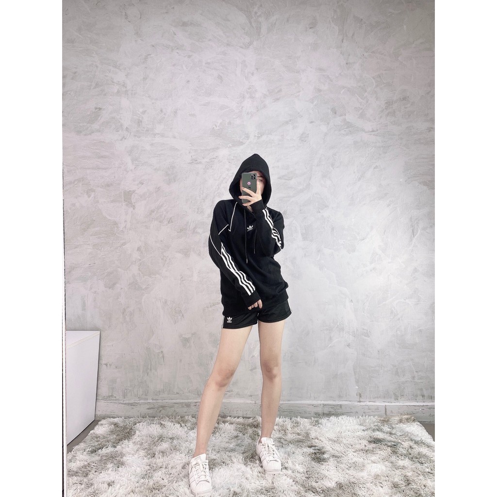 (HÀNG XUẤT XỊN) Áo Hoodie Das đen 1791 BIG TREFOIL ABSTRACT HOODIE BLACK Made in Cambodia full tag code  SIZE S M L | BigBuy360 - bigbuy360.vn