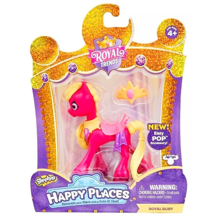 Búp bê Shopkins phiên bản Hoàng Gia Happy Places + Kèm phụ kiện - Full box (Mẫu Phòng ngủ thỏ)