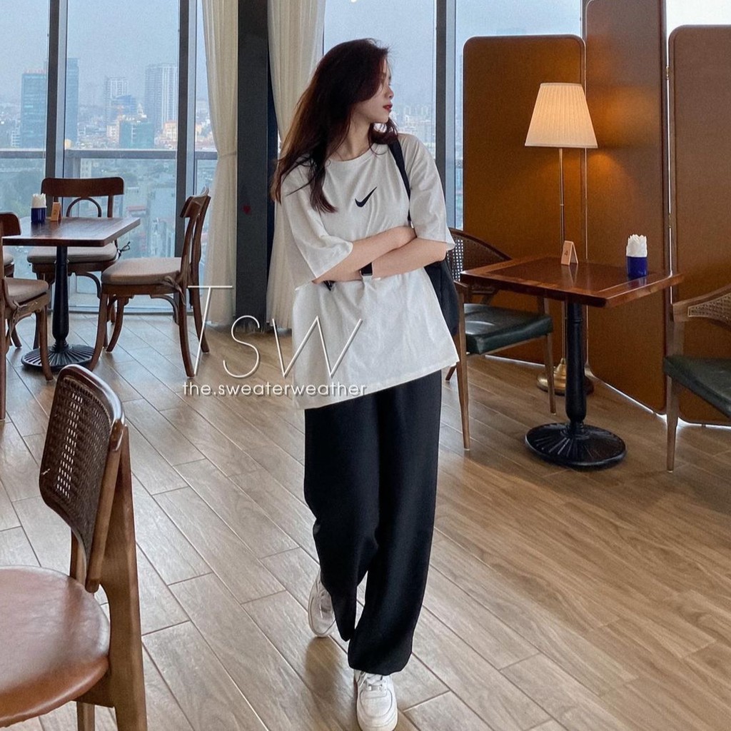 ÁO THUN TAY NGẮN IN THƯƠNG HIỆU UNISEX ĐỦ SIZE M L XL HÌNH THẬT TỰ CHỤP | BigBuy360 - bigbuy360.vn