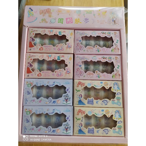 sổ dán cuộn vỉ 6 hộp , hộp 5 cuộn