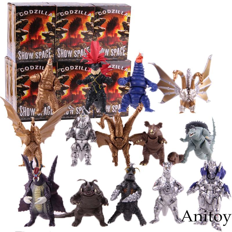 Set 14 mô hình đồ chơi nhân vật godzilla