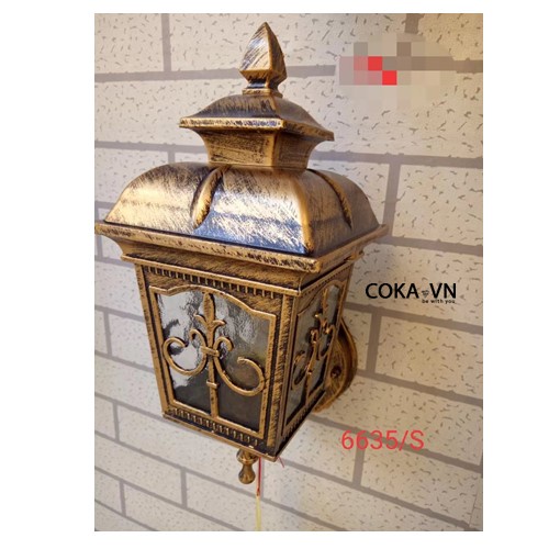 Đèn tường, đèn vách kính trong suốt cổ điển treo ban cổng trang trí, hành lang,cầu thang DT6625- sang trọng nhiều mẫu